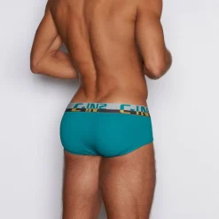 C-THEORY C-theory*Mid Rise Brief | Bold Men’s Cotton Stretch Underwear