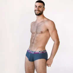 C-THEORY C-theory*Mid Rise Brief | Bold Men’s Cotton Stretch Underwear