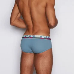 C-THEORY C-theory|Mid Rise Briefs*Mid Rise Brief | Bold Men’s Cotton Stretch Underwear