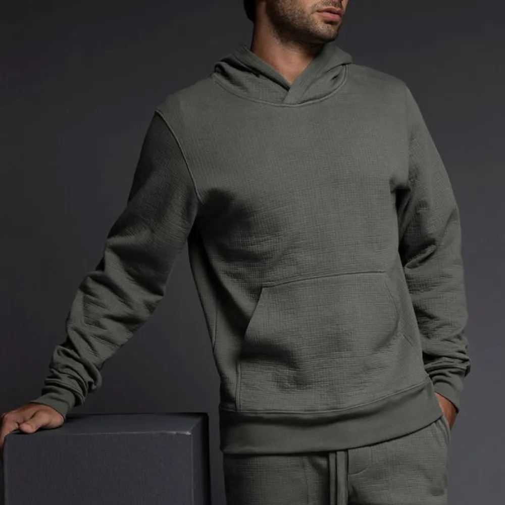 DUAL LAYER Dual Layer*Hoodie | Structured Pullover Hoodie for Men
