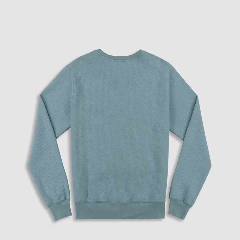 DUAL LAYER Dual Layer*Sweatshirt | Structured Crew Neck Pullover for Men