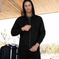 DUAL LAYER Dual Layer*Zip Hoodie | Men's Structured Full-Zip Hoodie