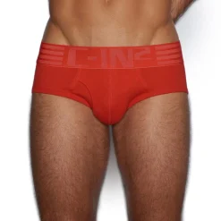 HARD//CORE Hard//core*Hard//Core Fly Front Brief Riley Red