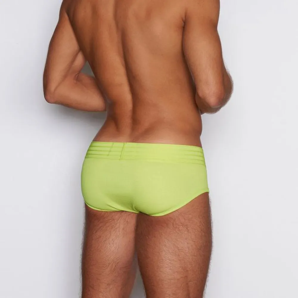 HARD//CORE Hard//core|Mid Rise Briefs*Hard//Core Fly Front Brief Yori Yellow