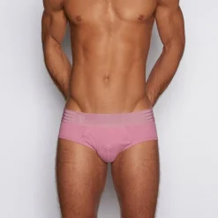 HARD//CORE Hard//core|Mid Rise Briefs*Hard//Core Fly Front Brief Pietro Pink