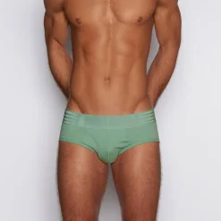 HARD//CORE Hard//core|Mid Rise Briefs*Hard//Core Fly Front Brief Gibson Green