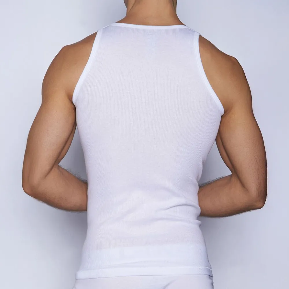 LAYERS Layers|Tanks*Classic Ribbed Fitted Tank | Men’s Cotton Tank Top