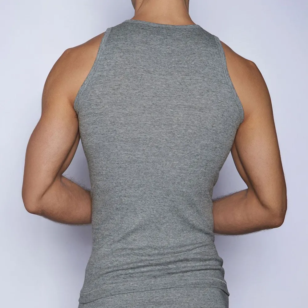 LAYERS Layers|Tanks*Classic Ribbed Fitted Tank | Men’s Cotton Tank Top