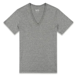 LAYERS Layers|Short Sleeve T-shirts*Slim Deep V-Neck T-Shirt | Men's Fitted Pima Cotton Tee