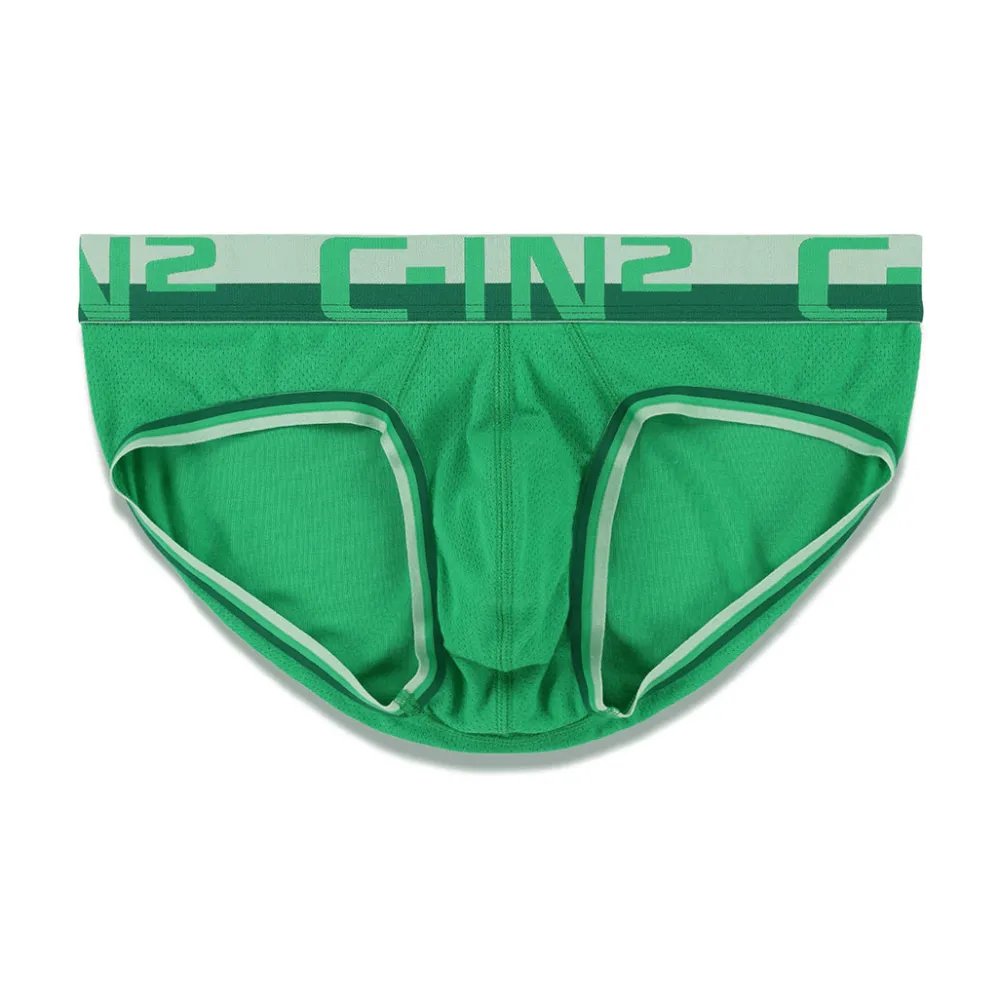 MESH Mesh|Low Rise Briefs*Low Rise Brief Galileo Green