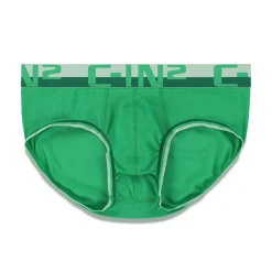 MESH Mesh|Mid Rise Briefs*Mid Rise Brief Galileo Green