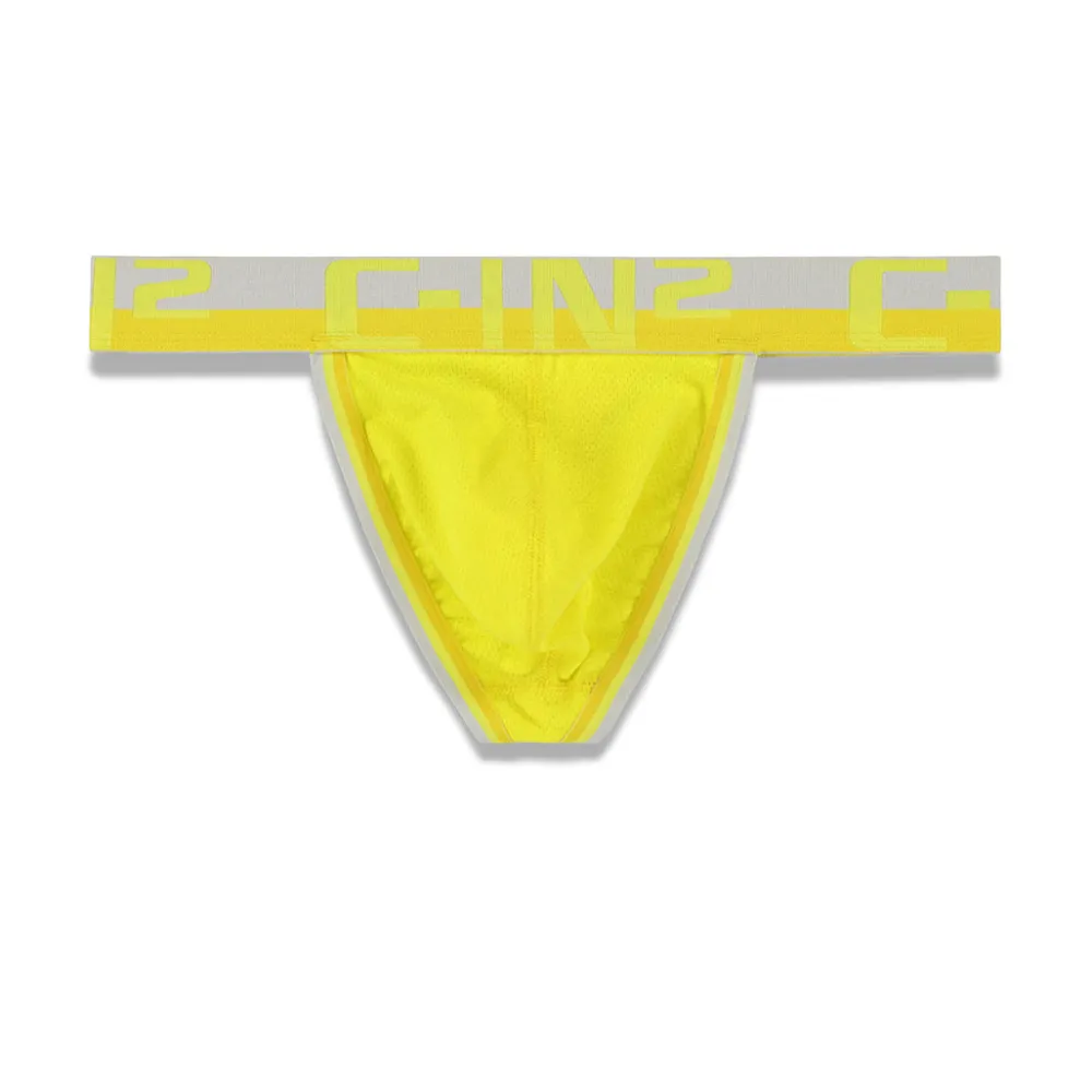 MESH Mesh|Thongs*Thong Yaron Yellow
