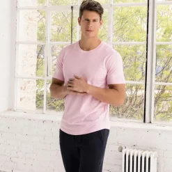 PERFECT PIMA Perfect Pima|Short Sleeve T-shirts*Relaxed Crew Neck T-Shirt Pino Pink