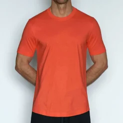 PERFECT PIMA Perfect Pima|Short Sleeve T-shirts*Relaxed Crew Neck T-Shirt Rylee Red