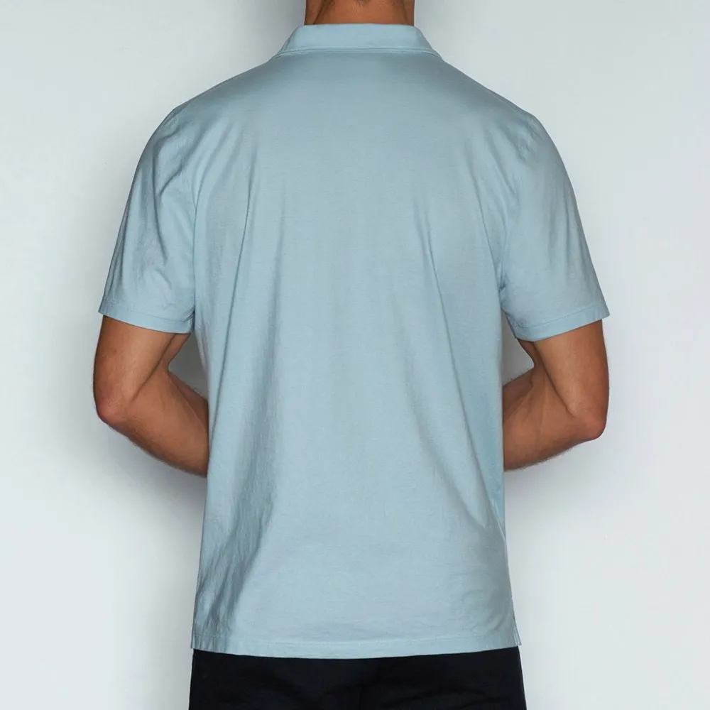 PERFECT PIMA Perfect Pima|Polos*Relaxed Polo Blythe Blue