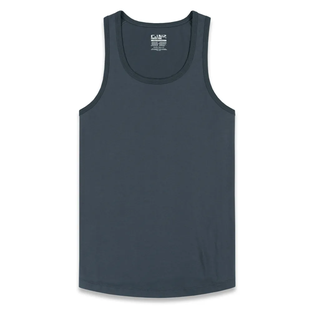 PERFECT PIMA Perfect Pima|Tanks*Relaxed Tank Niles Navy