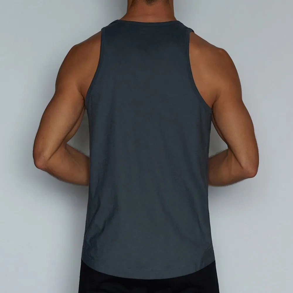 PERFECT PIMA Perfect Pima|Tanks*Relaxed Tank Niles Navy