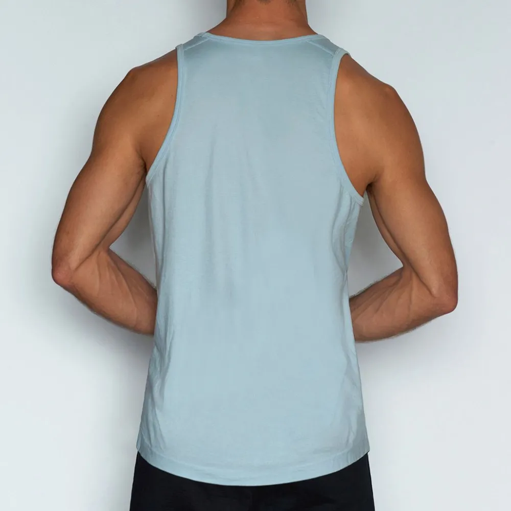 PERFECT PIMA Perfect Pima|Tanks*Relaxed Tank Blythe Blue