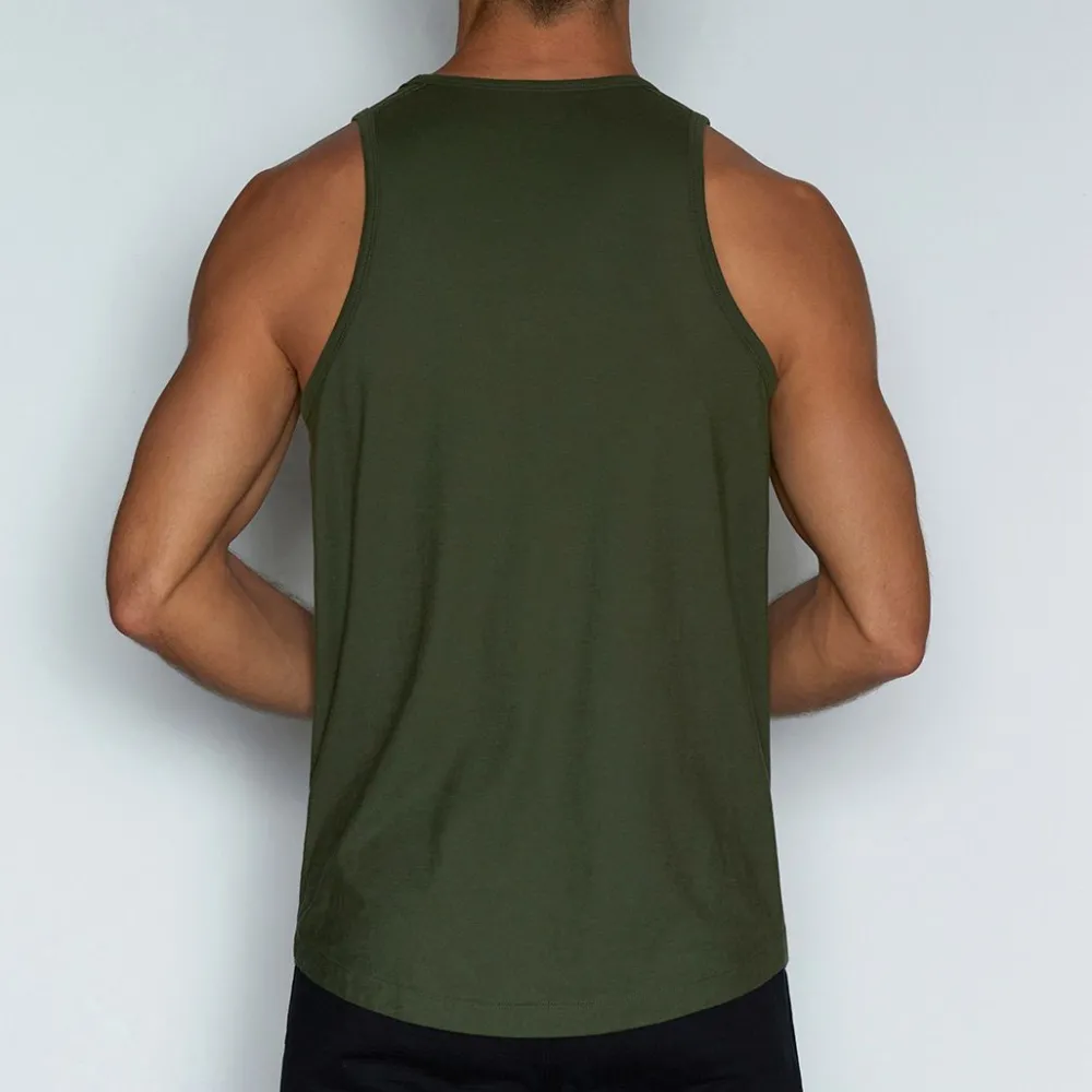 PERFECT PIMA Perfect Pima|Tanks*Relaxed Tank Gladwin Green