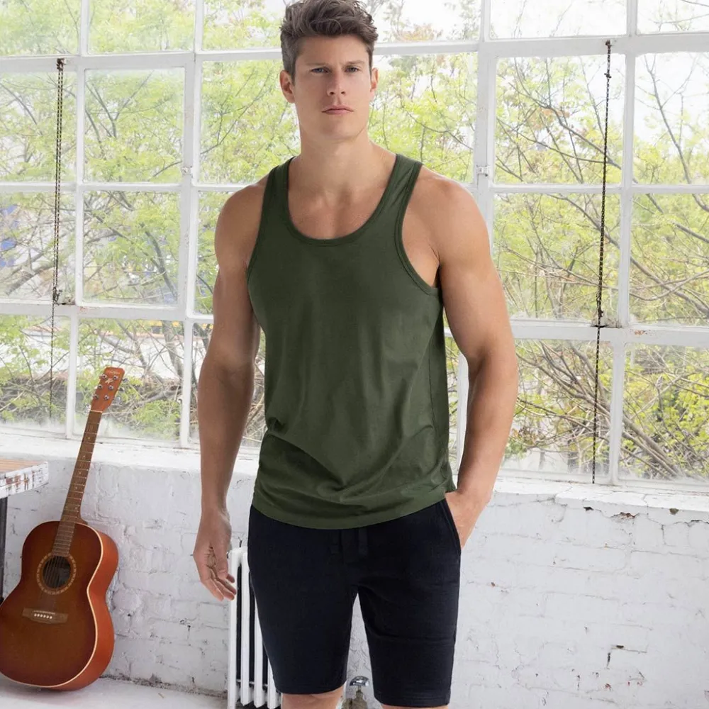 PERFECT PIMA Perfect Pima|Tanks*Relaxed Tank Gladwin Green