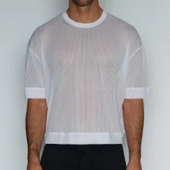 SCRIMMAGE Scrimmage|Crop Tops*Oversized Cropped Jersey Jay White