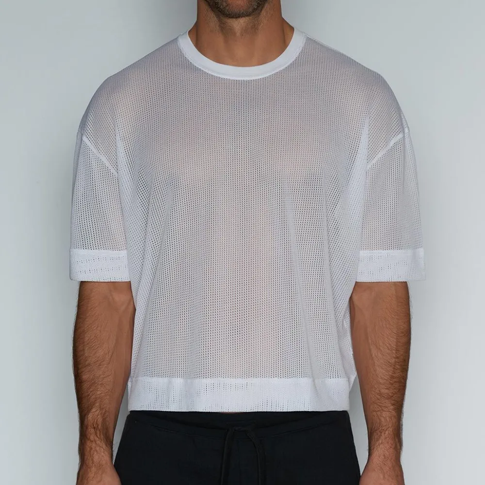 SCRIMMAGE Scrimmage|Crop Tops*Oversized Cropped Jersey Jay White