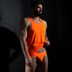 SUPER BRIGHT Super Bright|Tanks*Relaxed Tank Ollie Orange