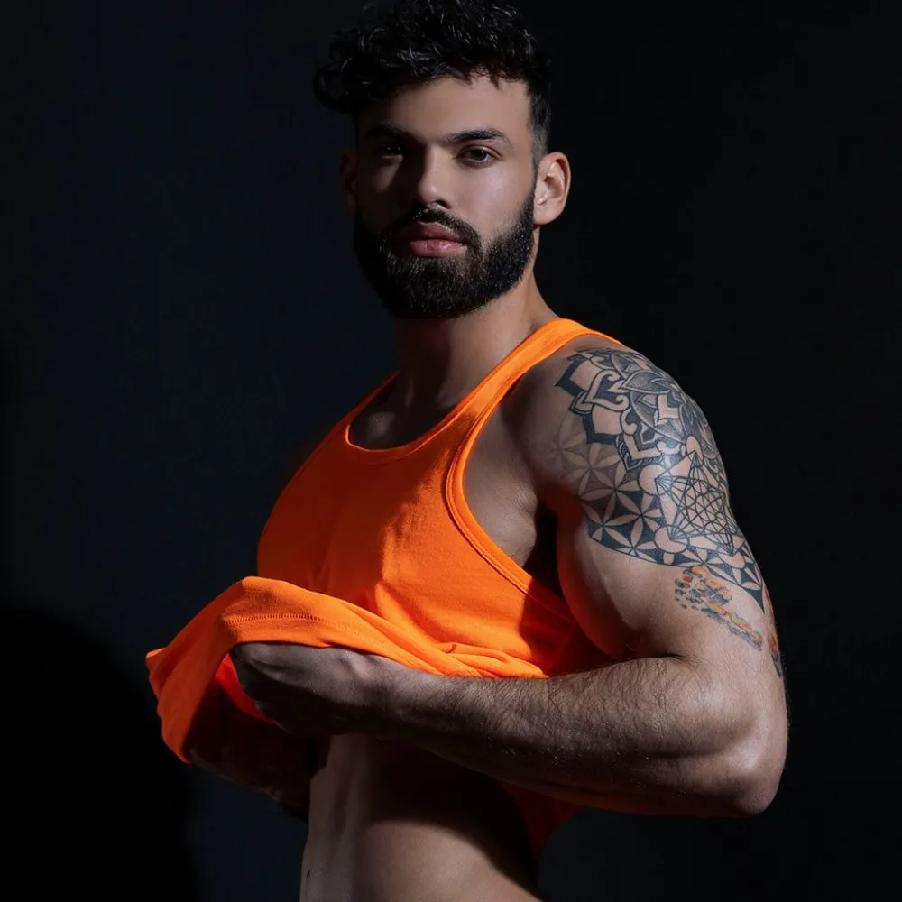 SUPER BRIGHT Super Bright|Tanks*Relaxed Tank Ollie Orange