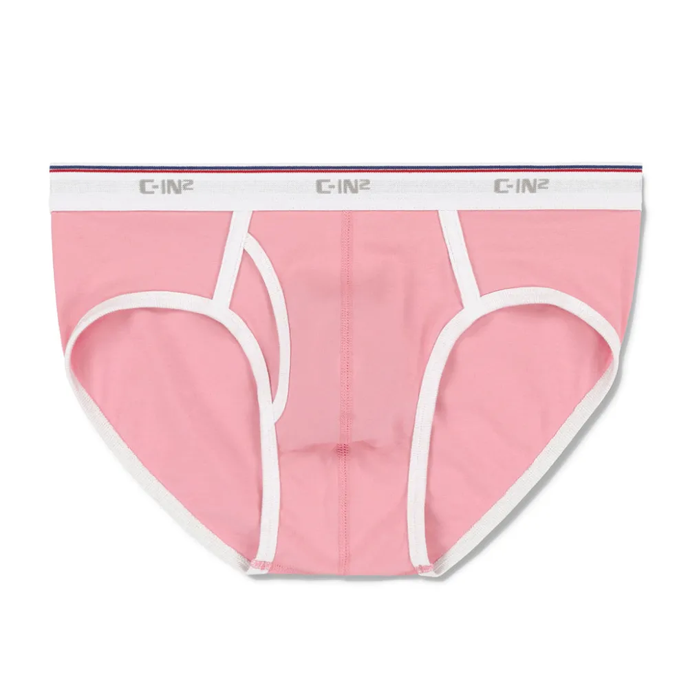 THROWBACK Throwback|Mid Rise Briefs*Fly Front Brief Parsa Pink