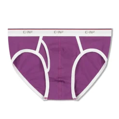 THROWBACK Throwback|Mid Rise Briefs*Fly Front Brief Paden Purple