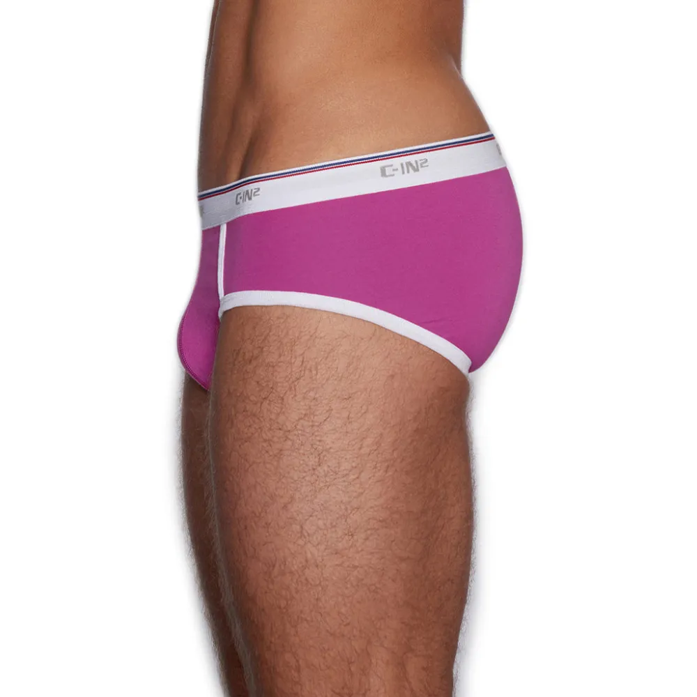 THROWBACK Throwback*Fly Front Brief Pierre Pink