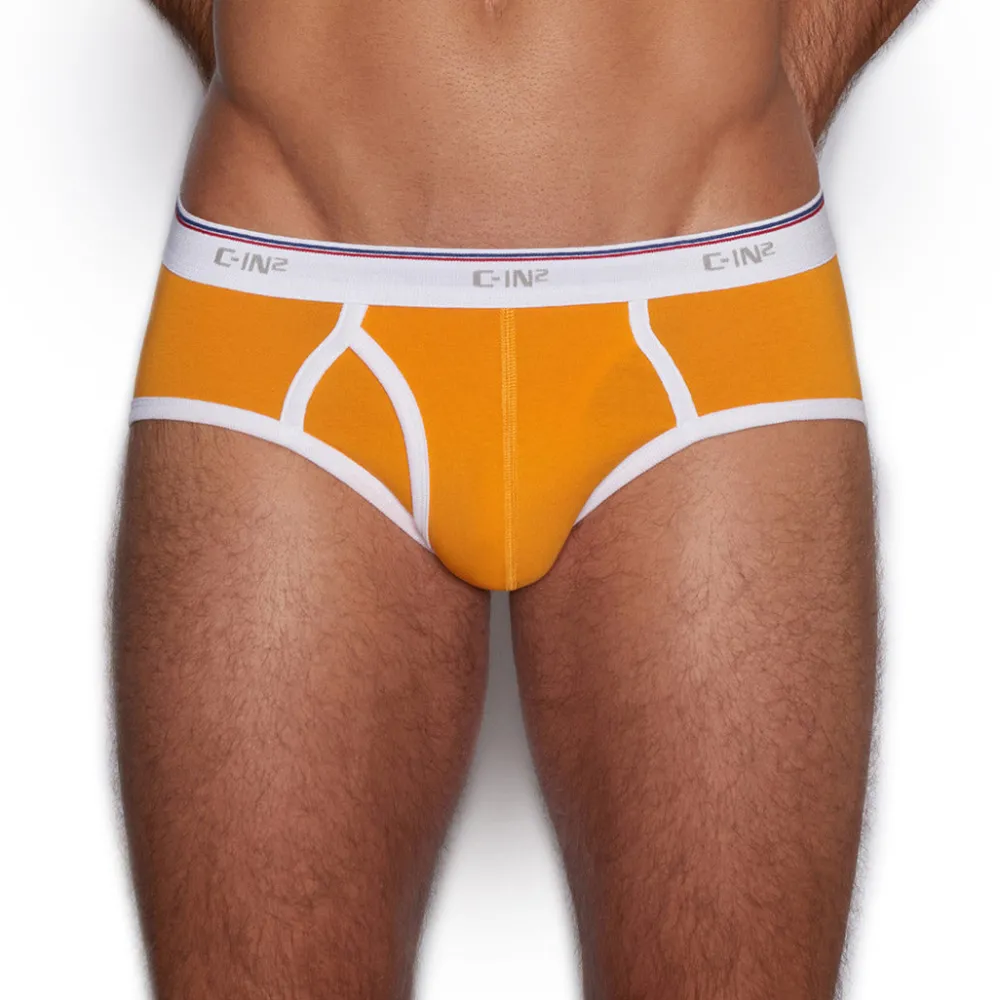 THROWBACK Throwback*Fly Front Brief Orlando Orange