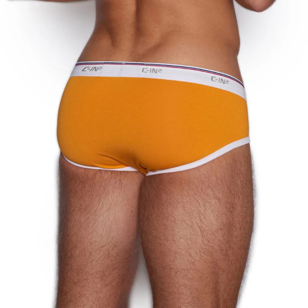 THROWBACK Throwback*Fly Front Brief Orlando Orange