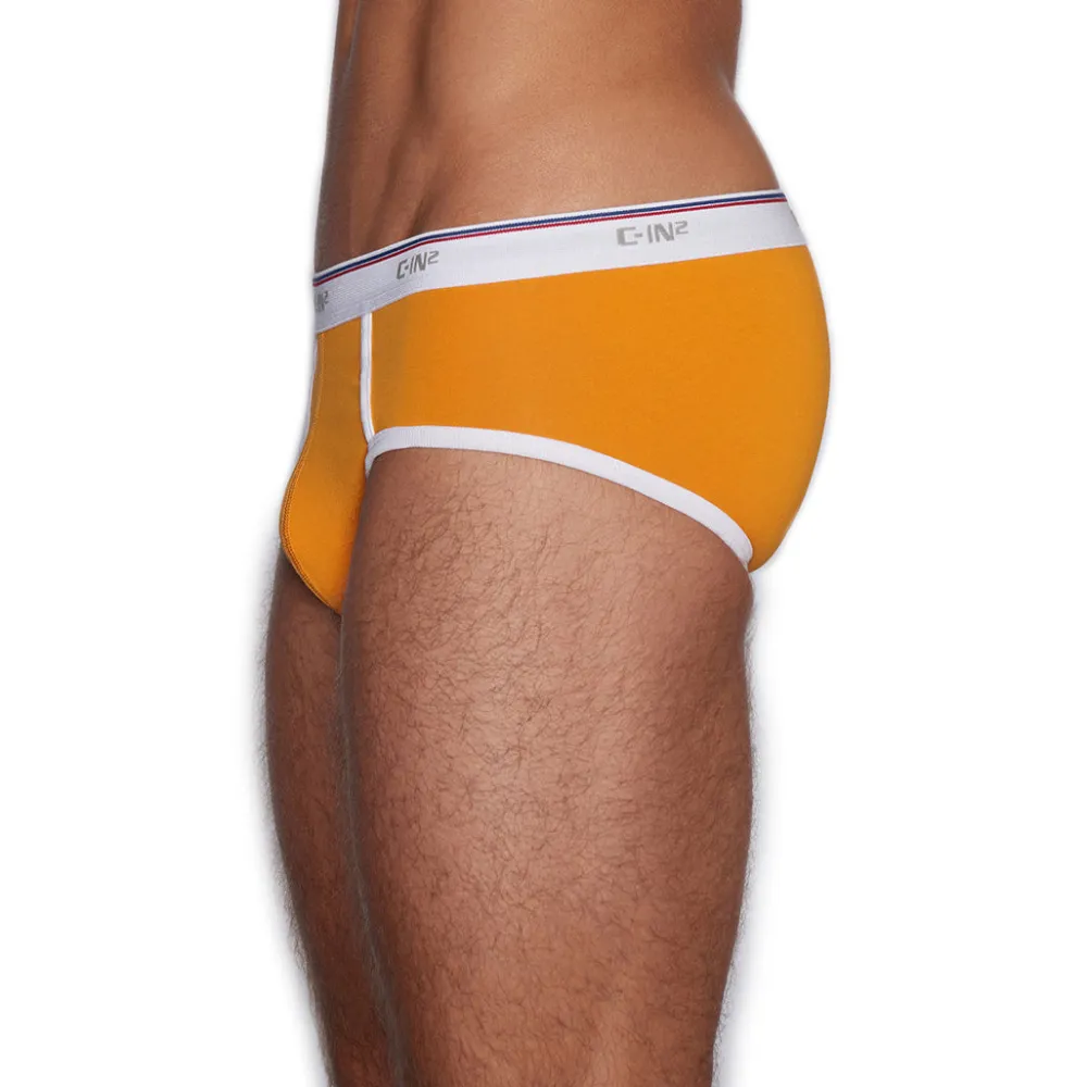 THROWBACK Throwback*Fly Front Brief Orlando Orange
