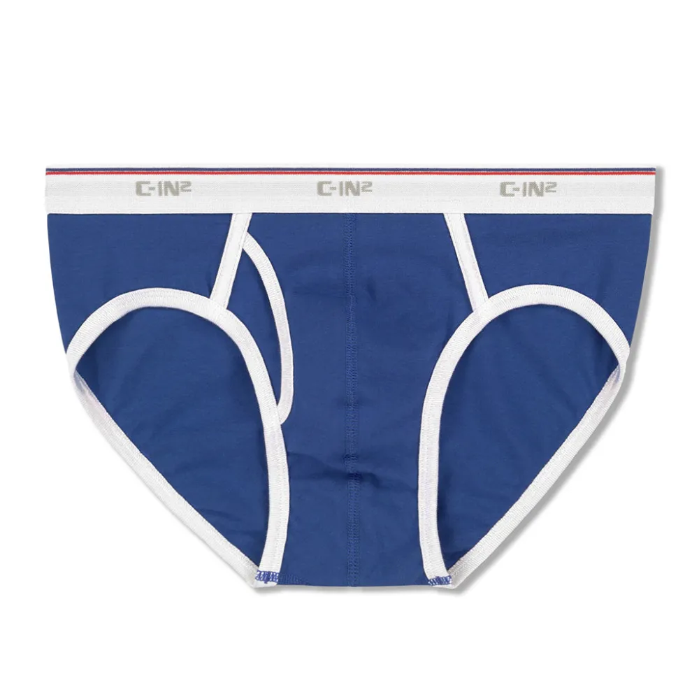 THROWBACK Throwback*Fly Front Brief Braxton Blue