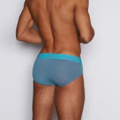 UNDERTONE Undertone*Mid Rise Brief Bower Blue