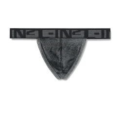 UNDERTONE Undertone|Thongs*Thong Newsprint Black