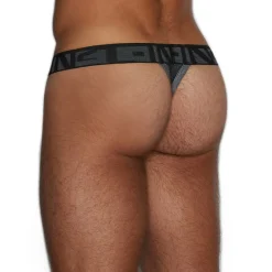 UNDERTONE Undertone|Thongs*Thong Newsprint Black