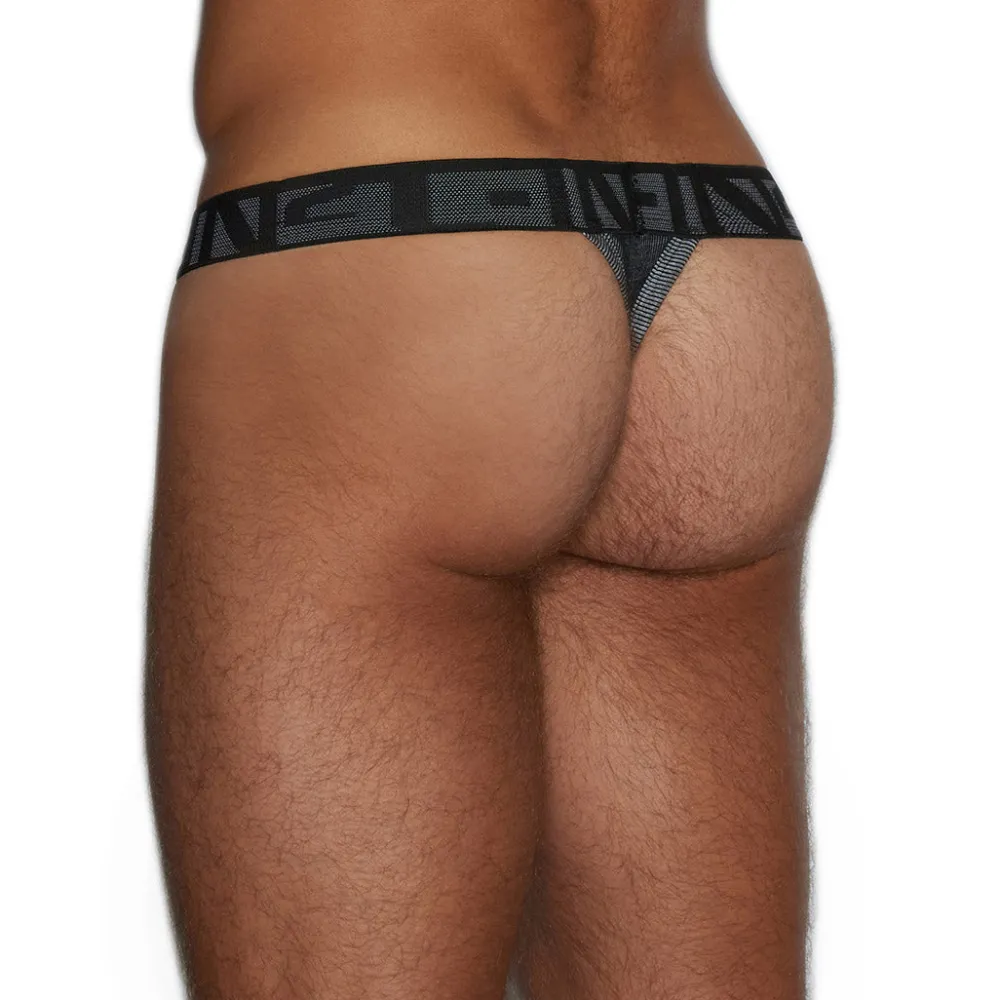 UNDERTONE Undertone|Thongs*Thong Newsprint Black
