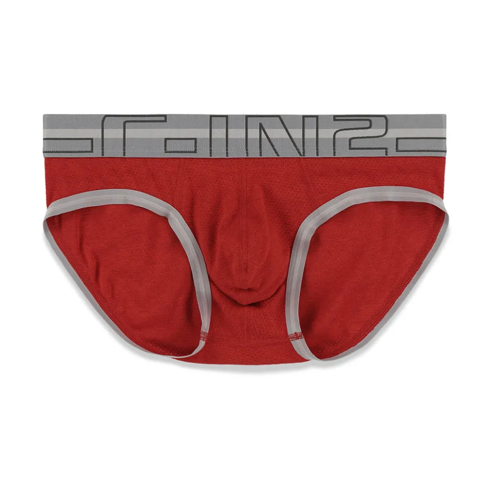 ZEN Zen|Low Rise Briefs*Low Rise Brief Reese Red Heather