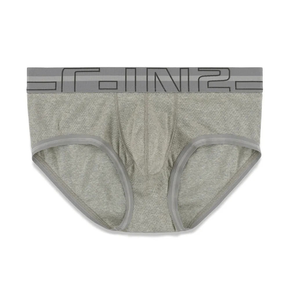 ZEN Zen|Mid Rise Briefs*Mid Rise Brief Grant Gray Heather